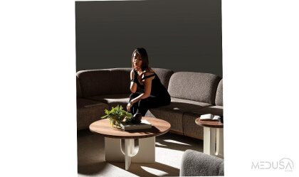 Medusa Home Mobilya - Ahuse Ceviz U Köşe Takımı