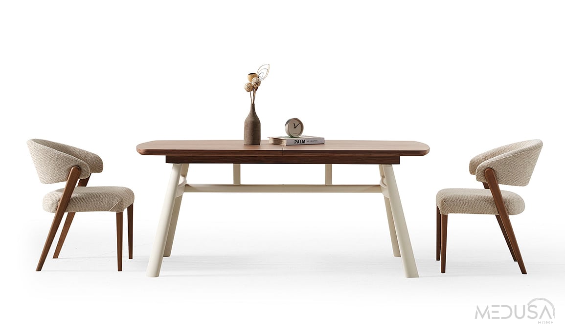 Medusa Home Mobilya - Ahuse Ceviz Yemek Masası