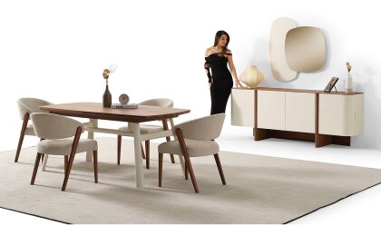 Medusa Home - Ahuse Ceviz Yemek Odası Medusa Home - Ahuse Ceviz Yemek Odası