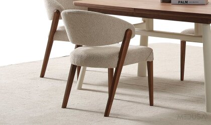 Medusa Home Mobilya - Ahuse Ceviz Yemek Odası