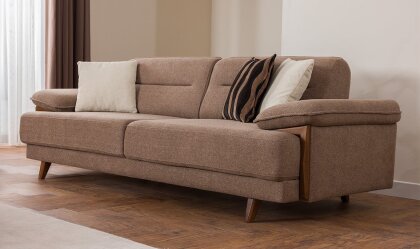 Medusa Home - Akira Kahve Üçlü Koltuk Medusa Home - Akira Kahve Üçlü Koltuk