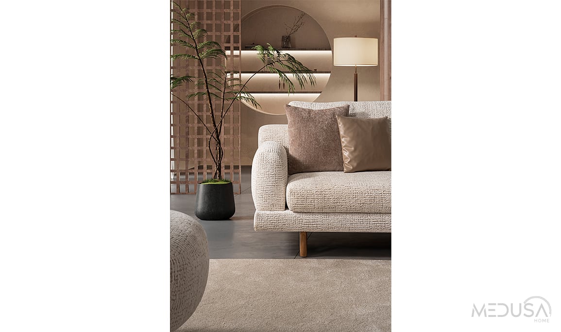 Medusa Home Mobilya - Aksa Üçlü Koltuk