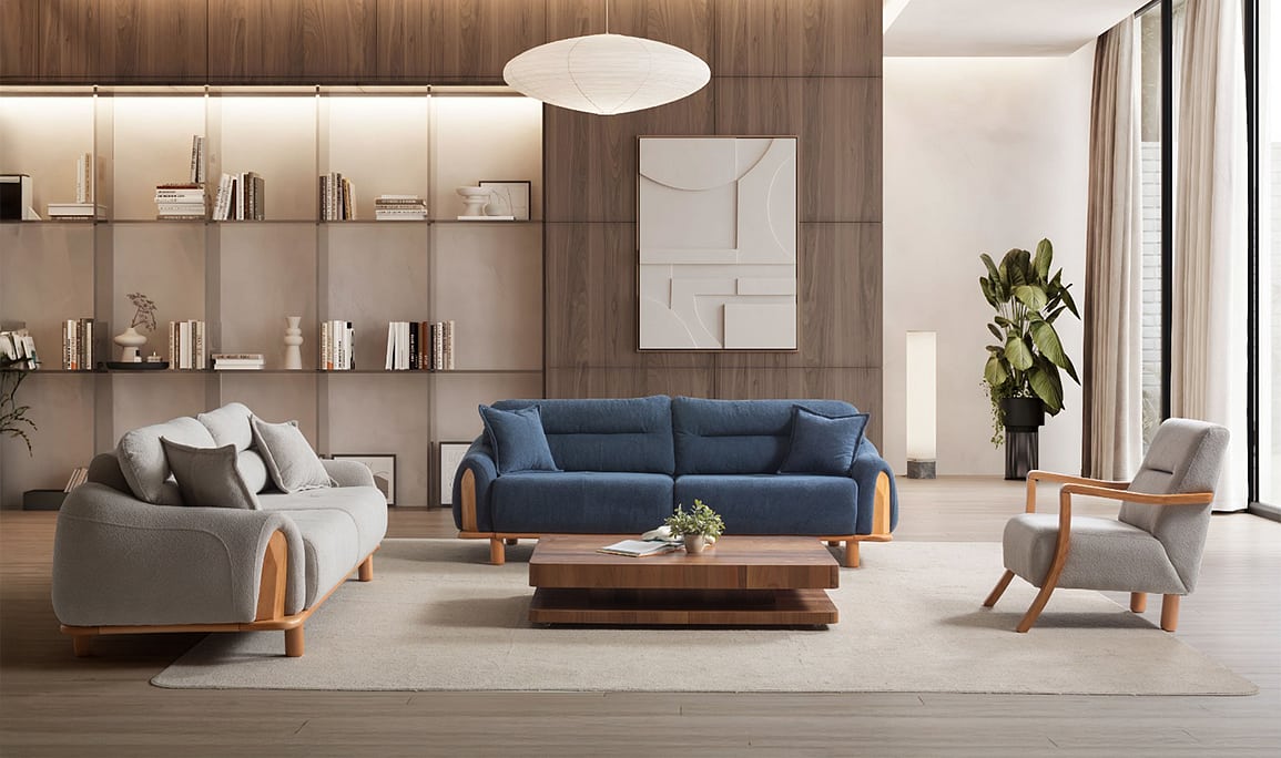 Medusa Home Mobilya - Alaçam Wood Koltuk Takımı