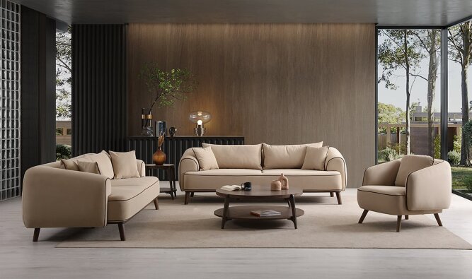 Medusa Home Mobilya - Alba Koltuk Takımı - Modern Koltuk Takımları