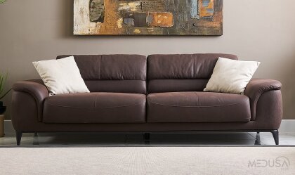 Medusa Home - Alfa Kahve Üçlü Koltuk Medusa Home - Alfa Kahve Üçlü Koltuk