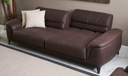 Medusa Home Mobilya - Alfa Kahve Üçlü Koltuk