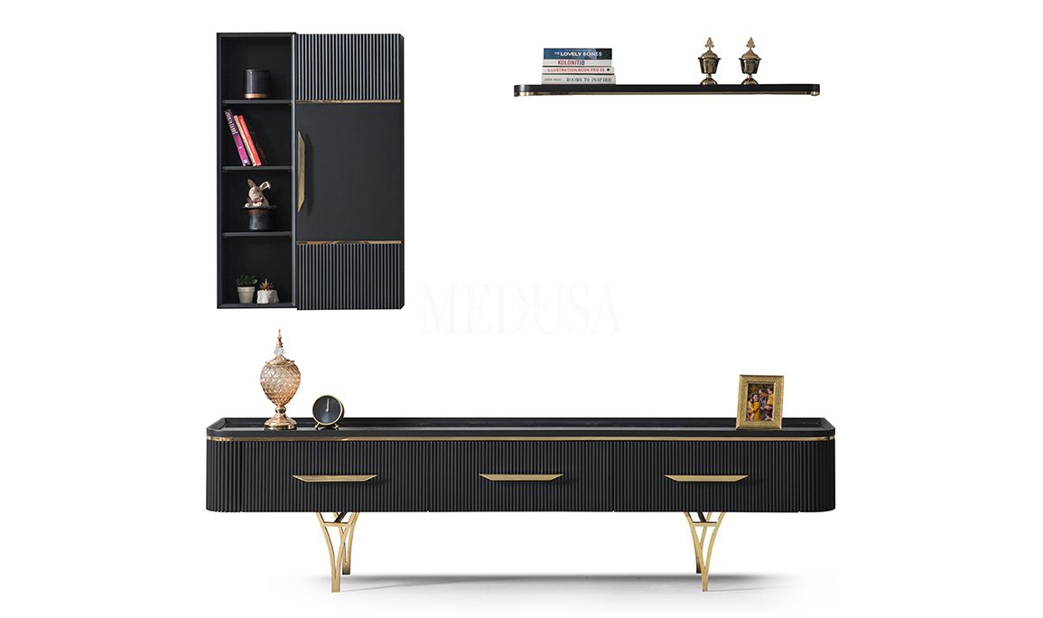 Medusa Home Mobilya - Alina Antrasit Tv Ünitesi