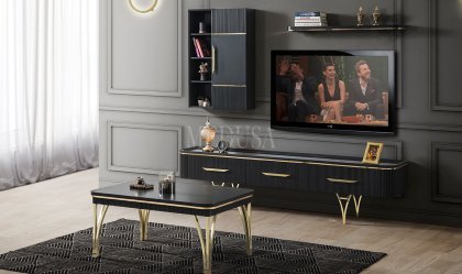 Medusa Home - Alina Antrasit Tv Ünitesi Medusa Home - Alina Antrasit Tv Ünitesi