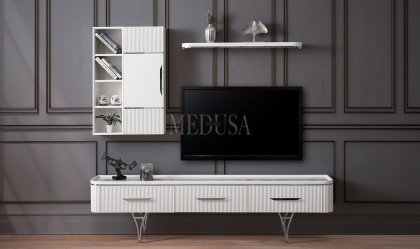 Medusa Home - Alina Ekru Tv Ünitesi Medusa Home - Alina Ekru Tv Ünitesi