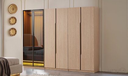 Medusa Home Mobilya - Almina 6 Kapaklı Gardırop
