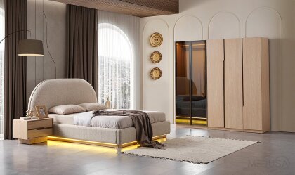 Medusa Home Mobilya - Almina 6 Kapaklı Yatak Odası
