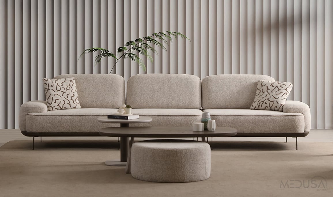 Medusa Home Mobilya - Alpha Koltuk Takımı 4+3+1