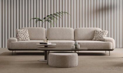 Medusa Home Mobilya - Alpha Koltuk Takımı 4+3+1