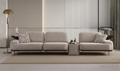 Medusa Home Mobilya - Alpha Koltuk Takımı 4+3+1