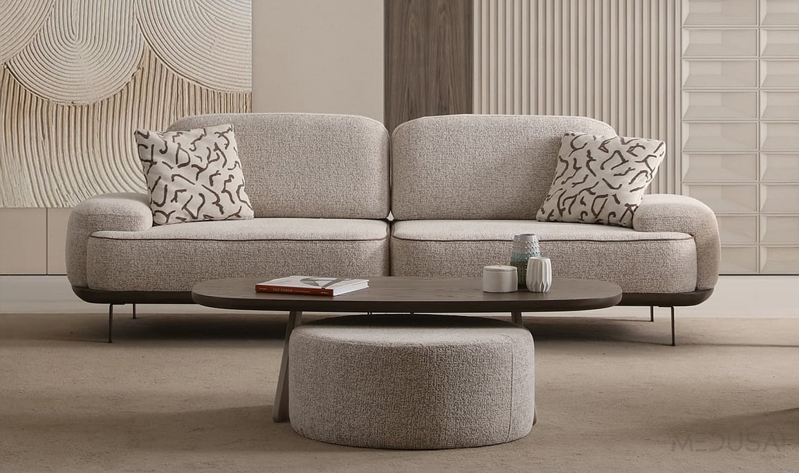 Medusa Home Mobilya - Alpha Koltuk Takımı 4+3+1
