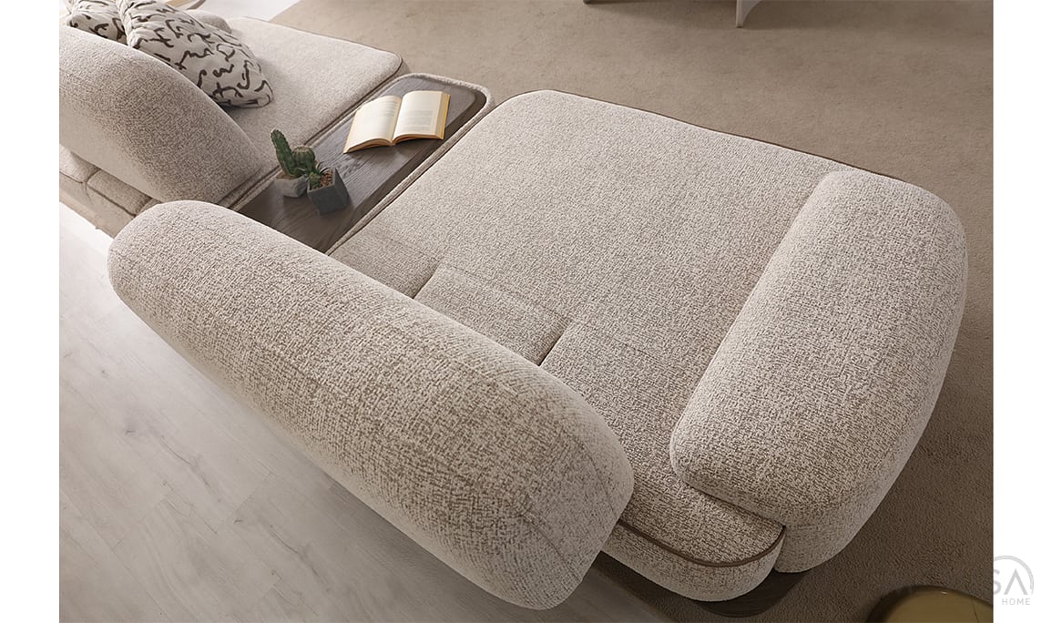 Medusa Home Mobilya - Alpha Sehpalı Üçlü Koltuk