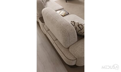 Medusa Home Mobilya - Alpha Sehpalı Üçlü Koltuk