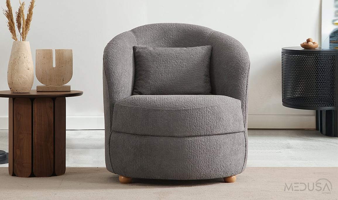 Medusa Home Mobilya - Alto Slate Berjer 