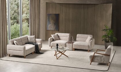 Medusa Home - Altura Ahşap Koltuk Takımı