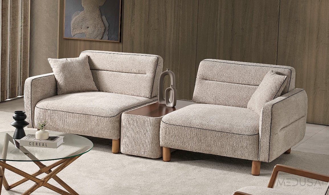 Medusa Home Mobilya - Altura Ahşap Koltuk Takımı