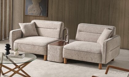 Medusa Home Mobilya - Altura Ahşap Koltuk Takımı