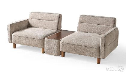 Medusa Home Mobilya - Altura Ahşap Koltuk Takımı