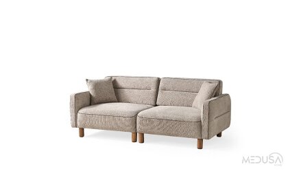 Medusa Home Mobilya - Altura Ahşap Üçlü Koltuk
