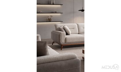 Medusa Home Mobilya - Alvera Üçlü Koltuk