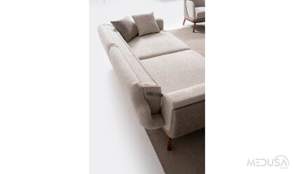 Medusa Home Mobilya - Alvera Üçlü Koltuk