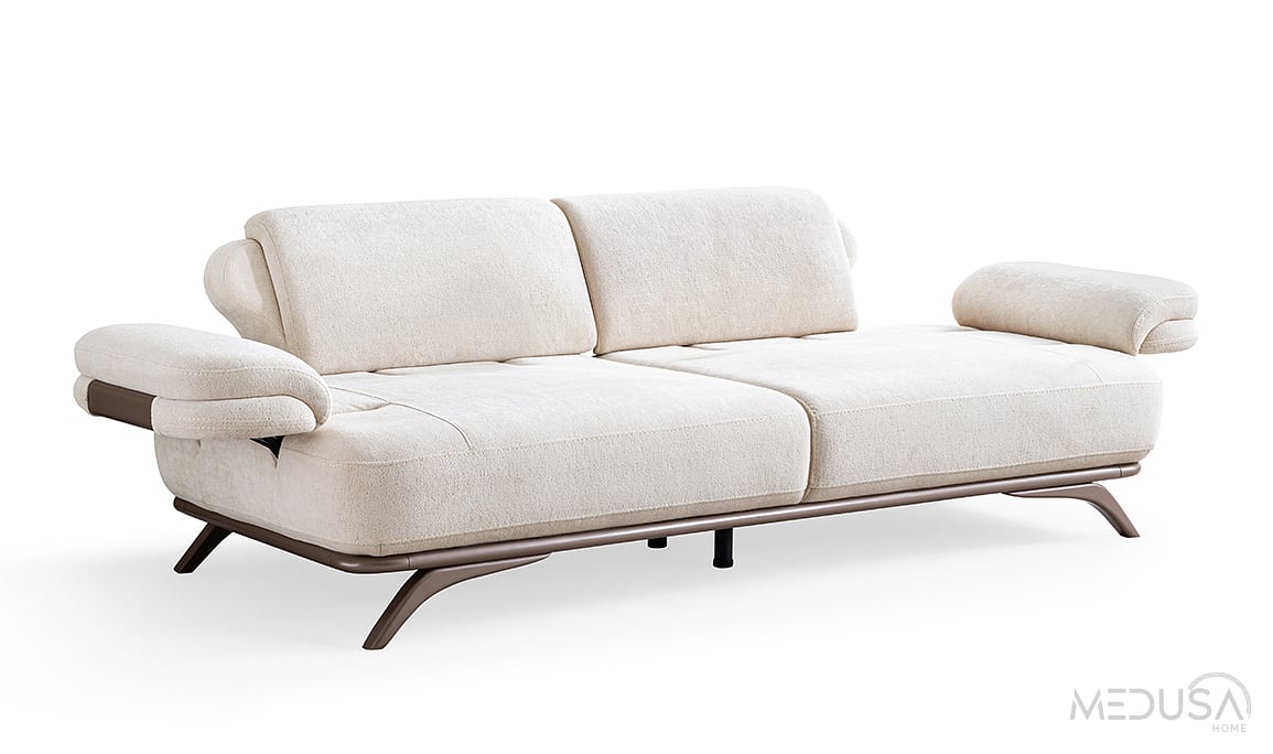 Medusa Home Mobilya - Alviro Üçlü Koltuk