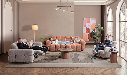 Medusa Home Mobilya - Alya Motorlu Premium Koltuk Takımı
