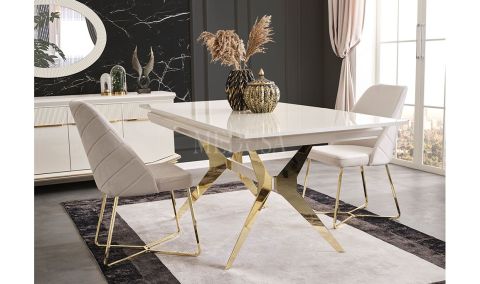 Medusa Home Mobilya - Angel Gold Sandalye