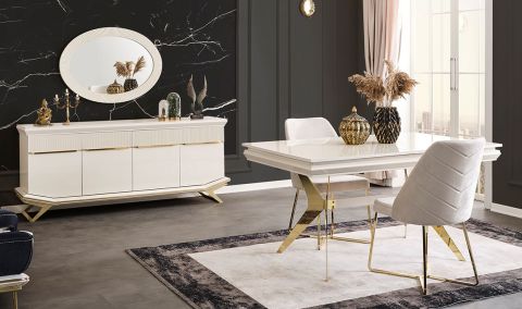Medusa Home - Angel Gold Yemek Odası Medusa Home - Angel Gold Yemek Odası