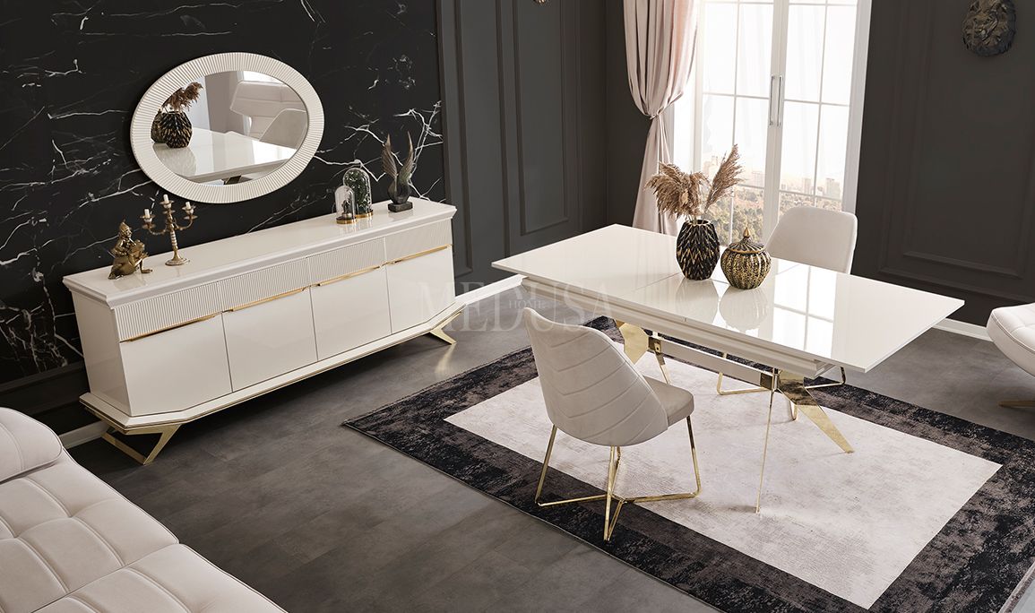 Medusa Home Mobilya - Angel Gold Yemek Odası