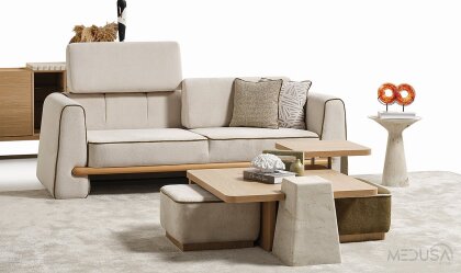 Medusa Home Mobilya - Angel Üçlü Koltuk