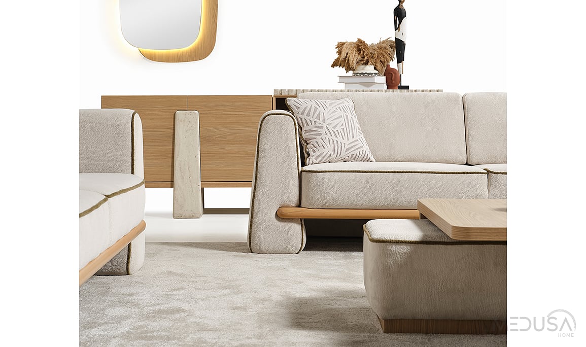 Medusa Home Mobilya - Angel Üçlü Koltuk