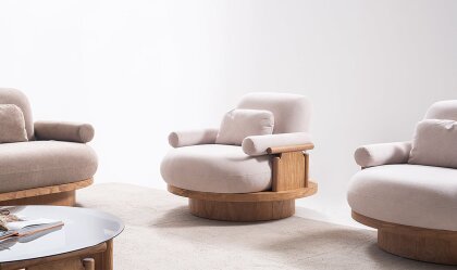 Medusa Home Mobilya - Anka Meşe Berjer