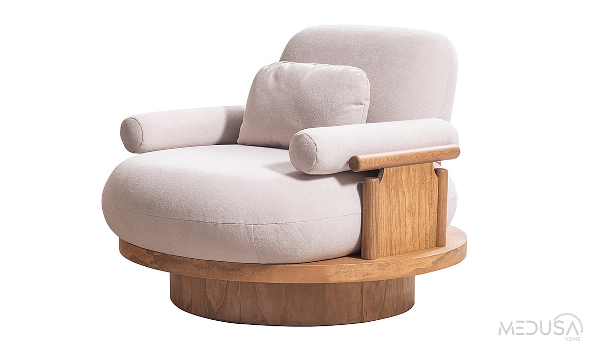 Medusa Home Mobilya - Anka Meşe Berjer