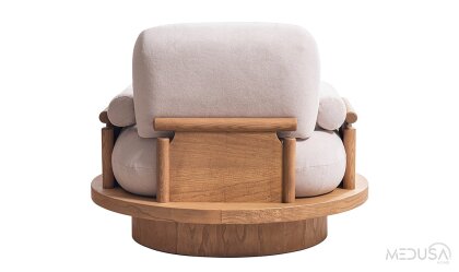 Medusa Home Mobilya - Anka Meşe Berjer