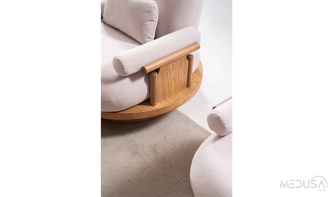 Medusa Home Mobilya - Anka Meşe Berjer