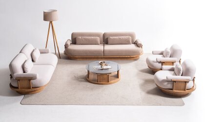 Medusa Home - Anka Meşe Koltuk Takımı Medusa Home - Anka Meşe Koltuk Takımı