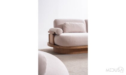 Medusa Home Mobilya - Anka Meşe Koltuk Takımı