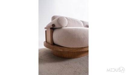 Medusa Home Mobilya - Anka Meşe Koltuk Takımı