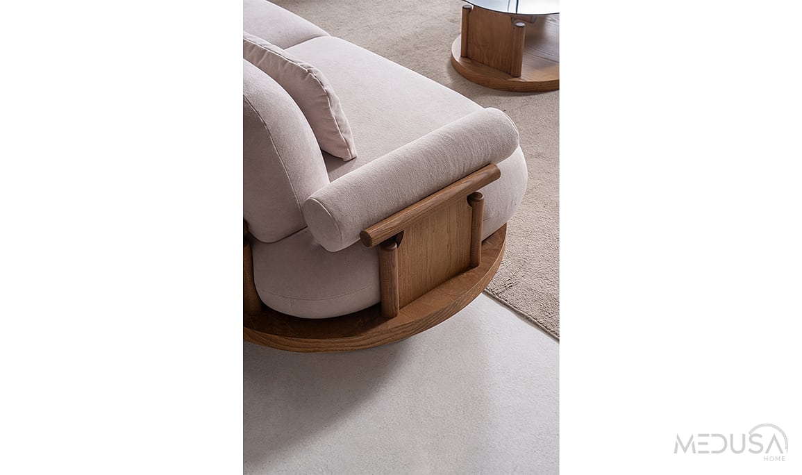 Medusa Home Mobilya - Anka Meşe Koltuk Takımı