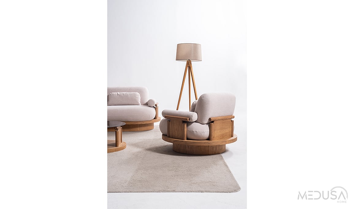 Medusa Home Mobilya - Anka Meşe Koltuk Takımı