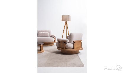 Medusa Home Mobilya - Anka Meşe Koltuk Takımı