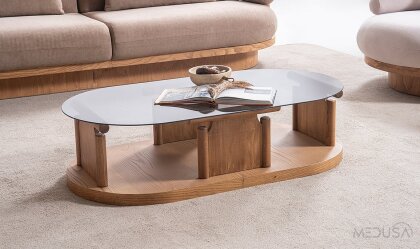 Medusa Home Mobilya - Anka Meşe Koltuk Takımı