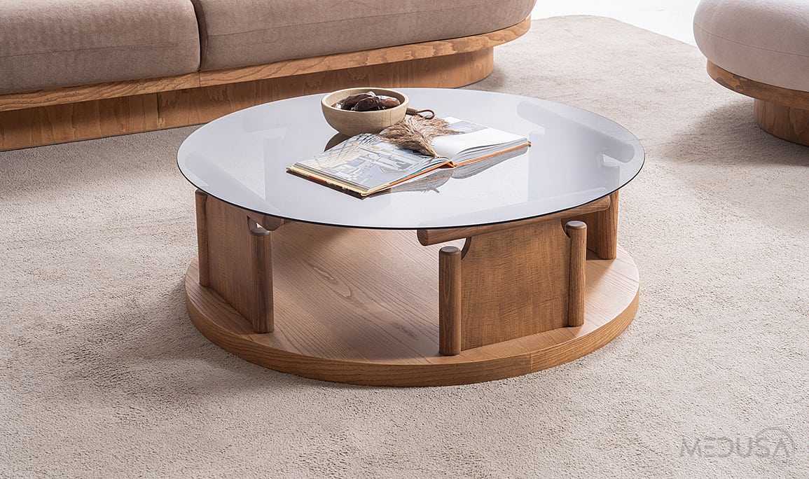 Medusa Home Mobilya - Anka Meşe Koltuk Takımı