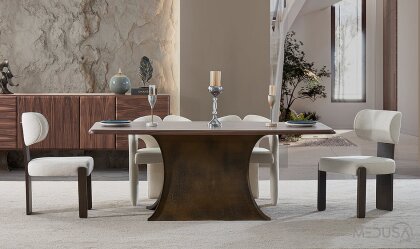 Medusa Home Mobilya - Antik Yemek Masası