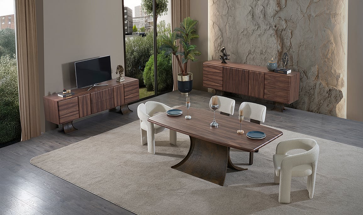 Medusa Home Mobilya - Antik Yemek Odası